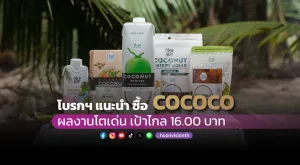 โบรกฯ แนะนำ ซื้อ COCOCO ผลงานโตเด่น เป้า 16 บาท