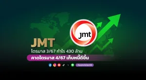 JMT ไตรมาส3/67 กำไร 430ล้าน คาดไตรมาส 4/67 เก็บหนี้ดีขึ้น