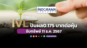 IVL ปันผล 0.175 บาทต่อหุ้น รับทรัพย์ 11 ธ.ค. 2567