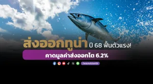 ส่งออกทูน่าปี 68 ฟื้นตัวแรง! คาดมูลค่าส่งออกโต6.2%