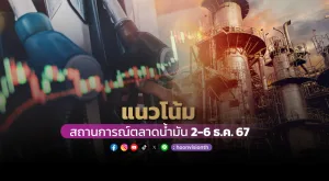 แนวโน้มสถานการณ์ตลาดน้ำมัน 2 – 6 ธ.ค. 67