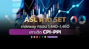 ASL คาด SET sideway กรอบ 1,440-1,460 เกาะติด CPI-PPI